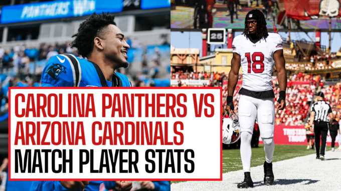 carolina panthers vs arizona cardinals match player stats